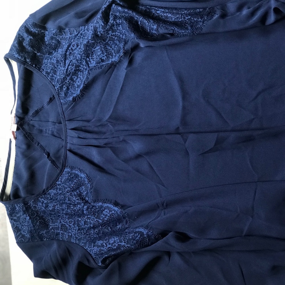 Navy blouse